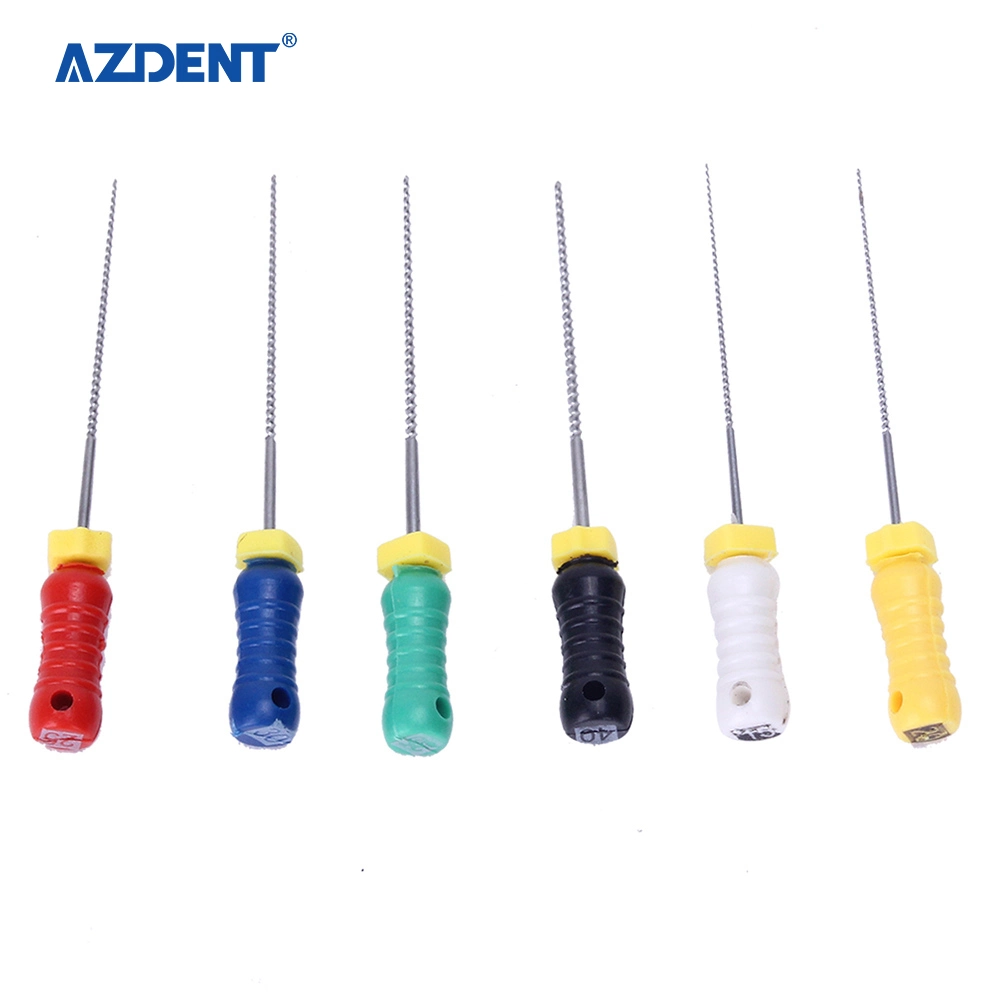 Easy Use Azdent Dental Niti Endodontic Root Canal Files 25mm #15-40 with CE